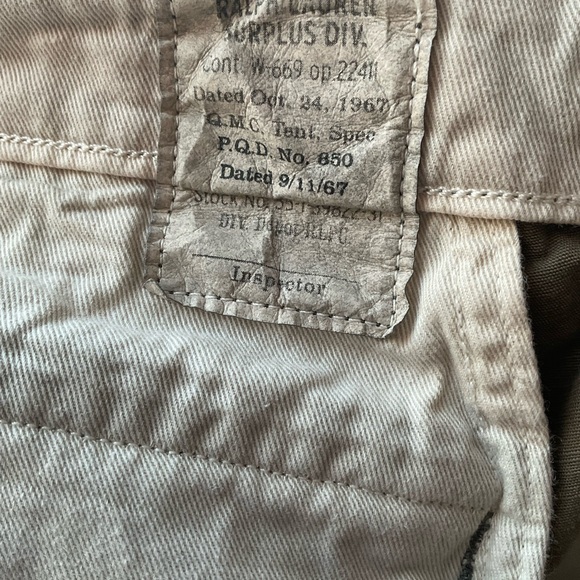 Polo Ralph Lauren Classic Fit Camo Canvas Cargo Pants - Picture 9 of 9